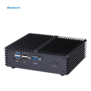 Liquidation vente Qotom Q405P Mini <span class=keywords><strong>PC</strong></span> avec Intel Celeron 3205U conception sans ventilateur à faible puissance petit Stock ordinateur industriel pas cher - Product Image 4