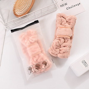 Bandeau de maquillage en microfibre, serviette faciale personnalisée, spa, nœud papillon, accessoires pour cheveux de fille, bandeau pour femmes, vente en gros - Product Image 6