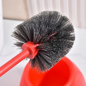 Ensemble de Brosses WC Sunshine Premium en <span class=keywords><strong>Nylon</strong></span>, Brosses de Nettoyage Efficaces en Plastique pour Frotter, Conçues avec Support pour la <span class=keywords><strong>Main</strong></span> - Product Image 6