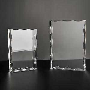 Bán Buôn Tùy Chỉnh Pha Lê Thủ Công Mỹ Nghệ Rõ Ràng Trống 3D Laser Khắc Pha Lê Cube Khung Ảnh Lưu Niệm Quà Tặng Cho Trang Trí Nội Thất - Product Image 5