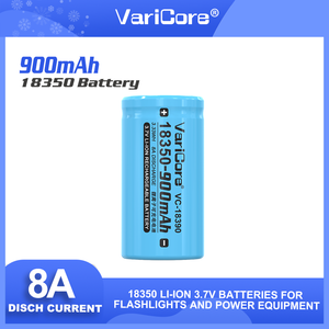 VariCore <span class=keywords><strong>18350</strong></span> 3.7V 900mAh Li-ion bateria recarregável 8A ferramentas elétricas de alta descarga - Product Image 3