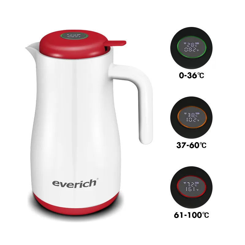 950ml doppia parete termica termica Thermos sottovuoto teiera con Logo personalizzato