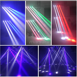Marslite - Foco Móvil de 4 Cabezas con Haz de Luz, 4x32W RGBW LED, Luces para Discoteca, DMX, DJ, Iluminación de Escenario - Product Image 3
