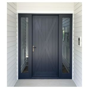 Porte d'entrée unique de classe A au design moderne Priam avec serrure intelligente pour la sécurité de l'appartement et la maison - Product Image 2