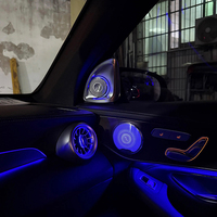Kit d'éclairage d'ambiance 64 couleurs ABS+LED 3-5W W253 W205 12V pour Mercedes-Benz Classe C GLC, éclairage intérieur