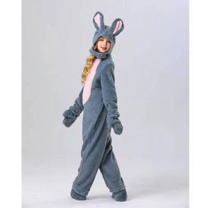 Nouveaux produits phares MS : Ensemble de vêtements de fête d'Halloween pour garçons et filles, tenue de performance pour enfants, costume de lapin, combinaisons de lapin pour enfants - Product Image 3