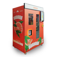Sinaasappelsap Automaat Aangepaste Kleur Vorm Automatische Reinigingsfunctie Touchscreen (21,6") Compressor Koeling Meerdere Betalingsopties
