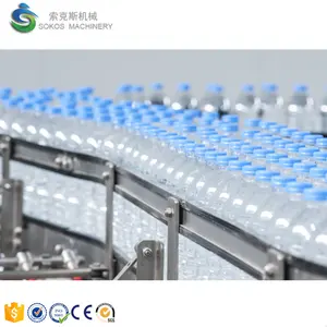 Sokos Automatic Complete 10000BPH Bottled Mineral Water Filling Line For Small Factory