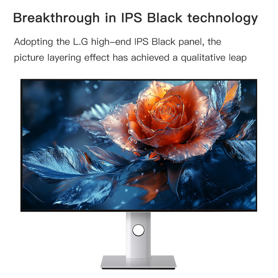 32 Inch 4K Desktop Monitor 3840x2160 60Hz IPS 16:9 KVM Type-C Computer ...