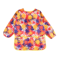 Foska Enfants Imperméable Artiste Peinture Tabliers Enfants Art Smock Tablier À Manches Avec Grande Poche