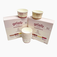 Vente en gros de boîtes en carton de luxe en papier avec logo personnalisé Petites boîtes en papier en carton pour crème glacée
