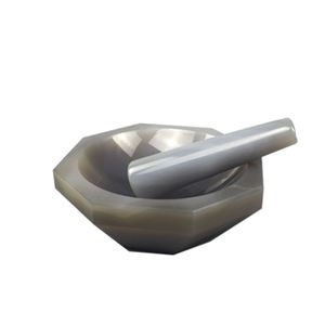 כוס אבן גרניט פגז אפור פגז אגת טיט - Product Image 2