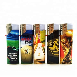 With Sticker Football <strong>Game</strong> Customized Design Windproof <strong>Lighter</strong> for Cigarettes - Product Image 2