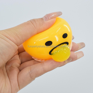 Juguetes Blandos de Yema de Huevo, Novedosos y Divertidos, Bolas Antiestrés de Crema, Juguetes Creativos para Aliviar el Estrés, Juguetes Pegajosos de Descompresión para Niños - Product Image 4