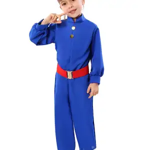 Blueberry Fat Man Cosplay Costume d'usine de chocolat Charlie Halloween pour enfants