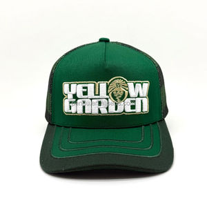 Casquette Trucker 5 Panneaux Personnalisée Broderie 3D Multicolore Contour Vert Coton Avant Maille Camouflage Arrière Réglable Snapback - Product Image 2