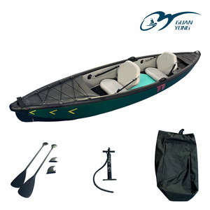 K2-Kayak à pédales, Kyaks de pêche sit-in gonflables pour lacs rivières océan avec deux pagaies de pêche en PVC de 20kg - Product Image 6