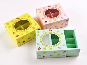 Yilucai personnalisé Kraft papier <span class=keywords><strong>Fudge</strong></span> boîte d'emballage Matt stratification pour les aliments et le sucre Type de dossier - Product Image 6