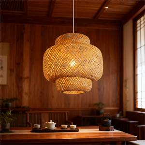 Handmade New Arrival Rottan <strong>Bamboo</strong> Lamp Designer Art Home Lifestyle Pendant <strong>Light</strong> Factory Wholesale <strong>Bamboo</strong> <strong>Light</strong> - Product Image 3