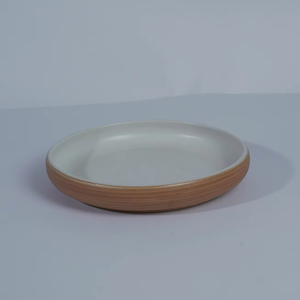 Elegant Ceramic Soup Chafing Dish <b>Large</b> Capacity Serving Platter Japandi Style Agung Keramik for Daily Use - Product Image 1