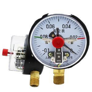 100 mm diameter elektrische contactmanometer 0-1,6 MPa vacuümdrukregelaar 10VA drukschakelaarbediening vasteland China - Product Image 3