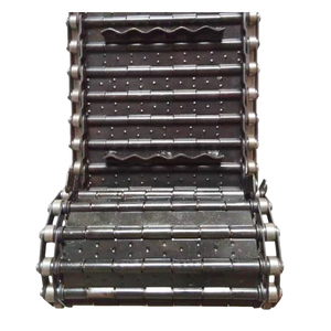Yüksek kaliteli çelik zincir plaka Metal konveyör bant restoran ve üretim endüstrileri için yeni durum - Product Image 2
