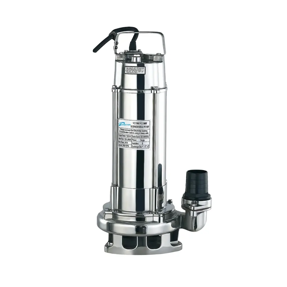 Pompe série V type robuste pompe à eaux usées à grand débit submersible pour eau sale
