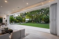 Ventana Plegable Moderna de Aluminio, Ventilación Tropical, Tipo Acordeón Horizontal, para Cocina, con Recubrimiento en Polvo