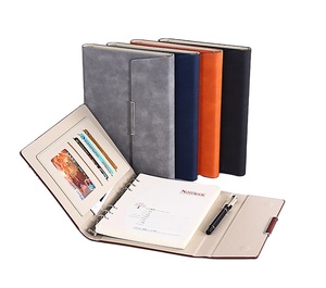 Reliure à ressort d'affaires cahier à feuilles mobiles papeterie de bureau livre de conférence A5 Logo personnalisé - Product Image 1