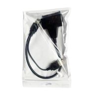 Câble de disque dur pour ordinateur portable à double adaptateur USB3.0 vers SATA Boîtier de disque dur externe 3.0 avec compatibilité USB2.0