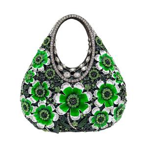 Pochette de Soirée Classique de Luxe pour Femme, Sac à Main Élégant à Poignée Supérieure avec Strass Scintillants pour Mariage, Fête, Bal de Promo - Product Image 6