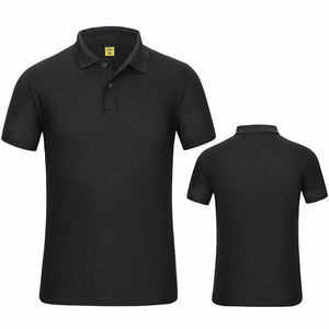 Camisa de Golf de Algodón de Alta Calidad para Hombre, Personalizada, Cuello Holgado, Ropa de Trabajo de Verano, Informal, Transpirable, Tejida, Estampada, Bordada, Manga Corta - Product Image 5
