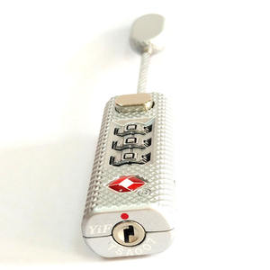 यूएस ब्लैक एंड स्लाइवर सुरक्षा टी. सा सामान केबल संयोजन लॉक 3 अंकों का पैडलॉक - Product Image 5