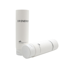 Emballage vide personnalisé en plastique souple pour lotion, shampoing, crème pour les mains, crème pour le corps, tubes blancs, transparents, mats, avec bouchon à vis et à clapet, 60 ml, 100 ml, 200 ml