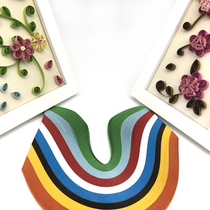 Papier de <span class=keywords><strong>quilling</strong></span> coloré, papier de <span class=keywords><strong>quilling</strong></span> en bande pour l'artisanat - Product Image 3