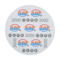 Papier abrasif en éponge à dos en velours structuré en pyramide - Disque abrasif durable pour le polissage de carrosserie automobile et le meulage de surfaces courbes