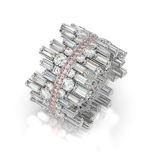 Anello dal Design Irregolare a Fascia Intera, Stile Unico per Donne - Product Image 3