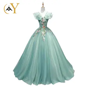 Tùy Chỉnh Ngắn Tay Áo Cưới Dài Đảng Evening Dresses Sexy Thời Trang Maxi Phụ Nữ Ăn Mặc