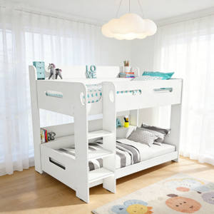 Wooden <b>Bunk</b> <b>Bed</b> For Students Children's <b>Bed</b> High And Low <b>Bed</b> <b>Bunk</b> <b>Bed</b> Ladder Cabinet Solid Wood - Product Image 3