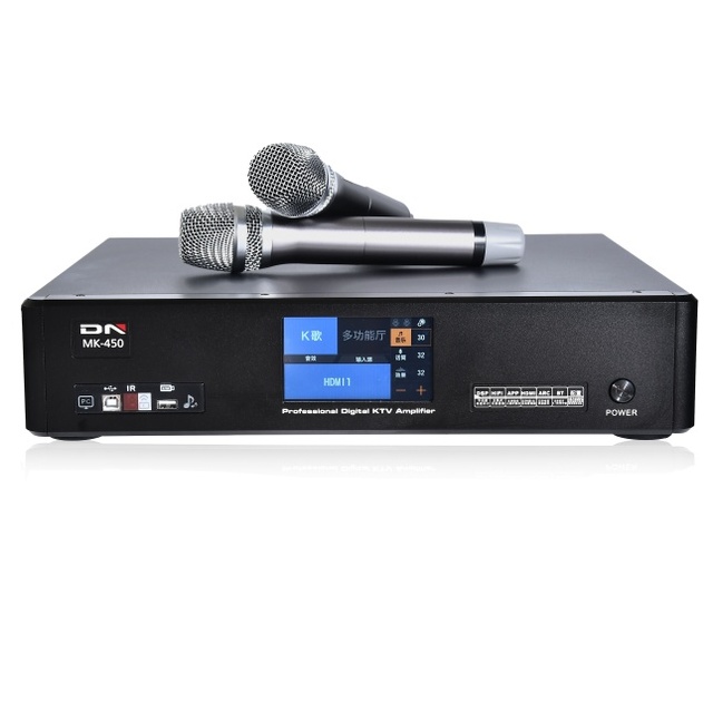 DN MK-850 Professional Karaoke Power Amplifiers 850W Blue Tooth Control Home Theater Amplifier