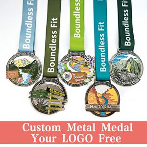 Vente en gros de médailles sportives amusantes en métal 2D/3D de haute qualité, sur mesure, en argent antique, souvenirs de voyage - Product Image 6