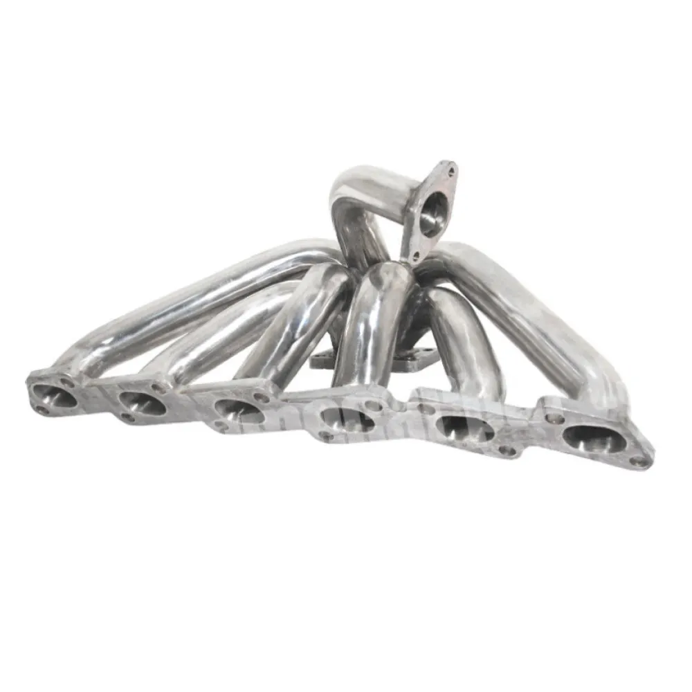 Stainless Steel Exhaust Header Manifold Fit for Nissan T3/T4 85-02 Skyline/240SX R31/R32/R33 RB20DET/RB25