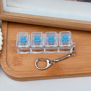 Porte-clés Fidget Patte de Chat Mignonne avec 4 Touches Sonores, Jouet de Décompression, Pendentif Clavier Mécanique, Cadeau Anti-Stress - Product Image 4