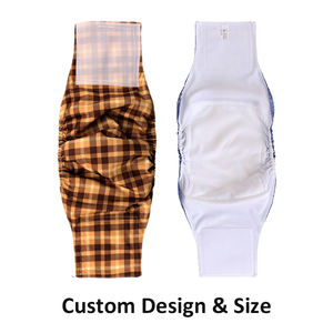 Pañales lavables personalizados para perros, bragas sanitarias absorbentes a prueba de fugas, pantalones para orinar, venta al por mayor, pañales reutilizables para perros machos, venta al por mayor - Product Image 2