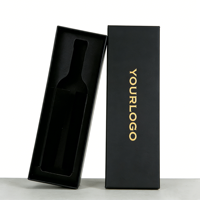 Caja Personalizada para Botellas, Caja con Tapa y Base para Vino, Champán y Licores de Lujo, Empaque para Regalo