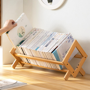 Desktop Bookshelf Storage Shelf <b>Foldable</b> Rectangle Shape For <b>Desk</b> Neatening Simple Design - Product Image 1