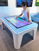 En stock Table tactile interactive de 43 pouces avec 20 points de contact, Android, Wifi, LED, étanche, détachable, pour l'étude, le développement et les jeux