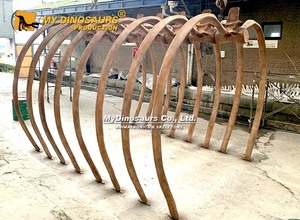 MY DINO Mini Campo de Golf realista dinosaurio Ribcage esqueleto túnel estatua - Product Image 4