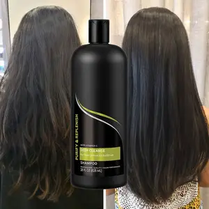 卸売OEMカスタマイズロゴプライベートラベルディープクリーニングホームホテル天然アフリカアフリカヘアシャンプーオーガニックヘアシャンプー