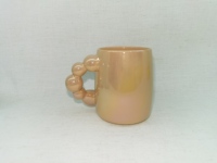 Mug en céramique personnalisé de qualité supérieure pour café, lait et thé, émaillé perlé et gaufré, avec poignée créative en perles – Fabricant